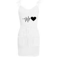thumbnail image 4 of Usmixi Womens Summer Mini Sundress Vacation Floral Print Drawstring Pocket Short Dress V Neck Sleeveless Spaghetti Strap Dresses for Beach Light Blue XXL, 4 of 4