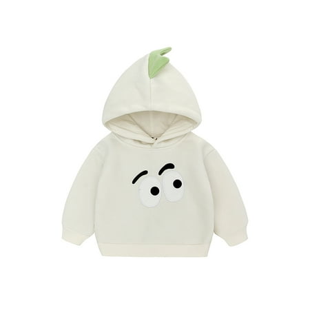 

famuka Toddler Boy Girl Dino Sweatshirt Baby Cute Cartoon Hoodies Casual Shirts
