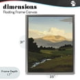thumbnail image 4 of Stupell Industries Contemporary Across The Valley Nature Gray Floating Frame Canvas Art, 25 x 31, by Alonza Saunders, 4 of 8