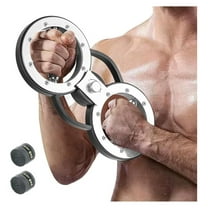 Burn Machine, 12LBS Spinning Arm Trainer with Adjustable Resistance, & 360 Degree Rotating Grips, Upper Body Workout Rotator for Forearm, Shoulder, Chest, Home Gym Exercise