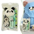 thumbnail image 3 of 1PC Cute Stationery Set, Functional Correction Tape with Design, Animal Pencils Pendant, Plush and Eraser for Work, Multipurpose Outdoor Indoor Utility Modern, 3 of 9