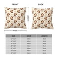 thumbnail image 2 of Fuzoiu Sloth Yoga Print Square Pillow Cover,Hidden Zipper Design,Luxury Square Pillow Case, Throw Pillow,Couch Cushion-18"x18", 2 of 4