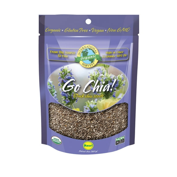 International Harvest Go Chia Seeds, 8 Oz