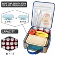 thumbnail image 4 of Abstract Geometry Colorful Lunch Box Insulated Lunch Bag Box Women Men Reusable Cute Small Bento Lunch Box Containers for Commuters Cooler Tote Bag Lunchbox for Office School Picnic, 4 of 6