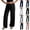 01# Black, variant on Baggy Wide Leg Sweatpants Women Lightweight Low Rise Sweatpants with Pockets Spring Comfy Yoga Pants Cotton Joggers Black L