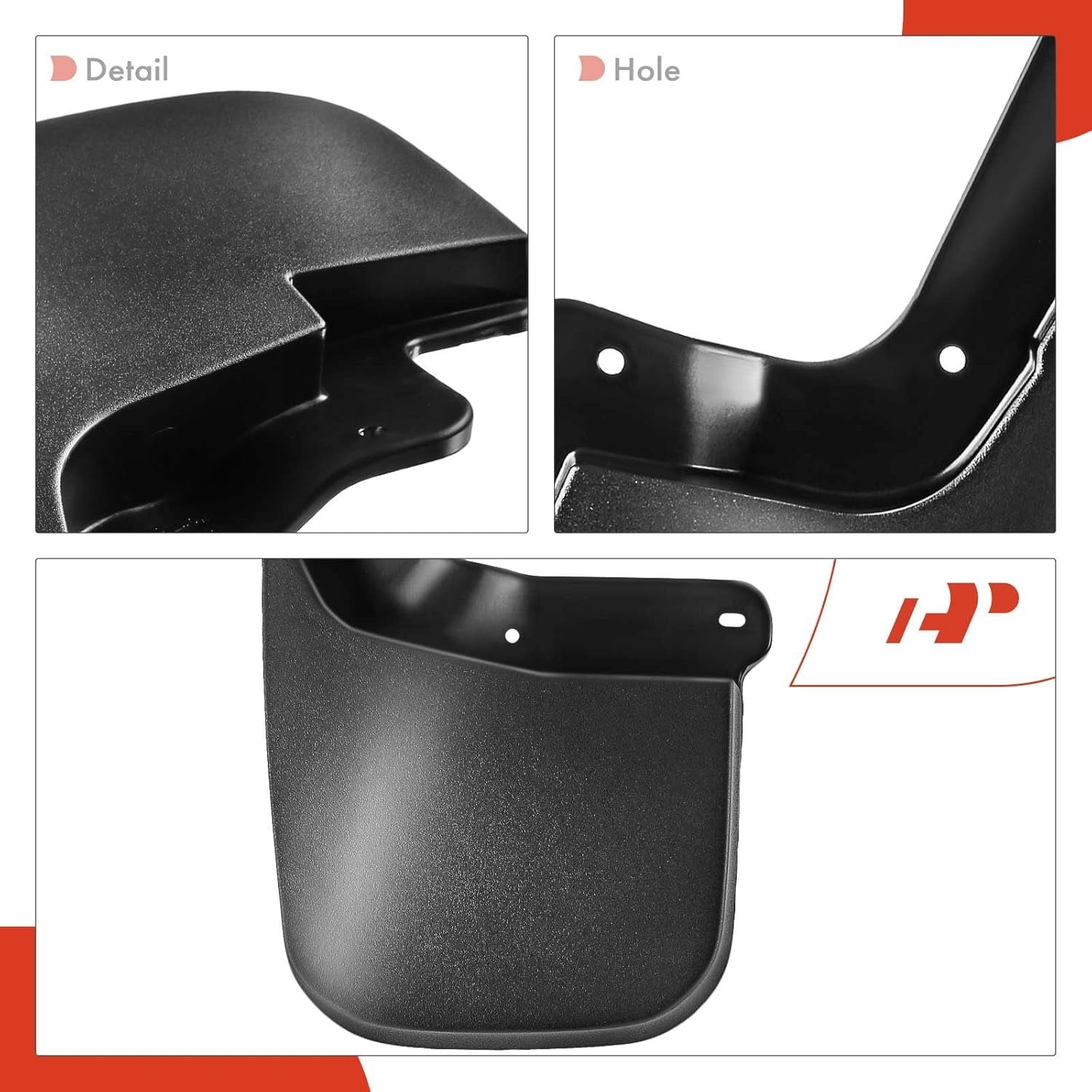 A-Premium Mud Flaps Splash Guards Replacement for Chevrolet Colorado GMC Canyon 2015-2018 w/o Fender Flares and Cladding 4-PC Set