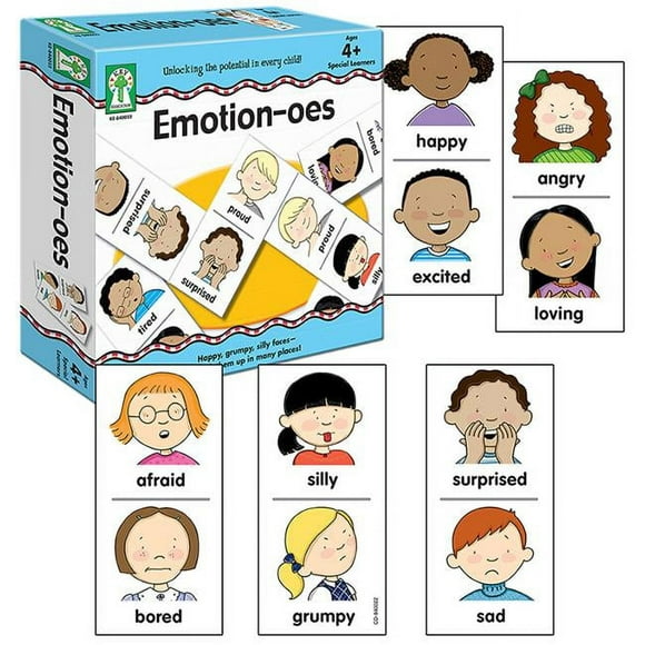 Carson Dellosa KE-840022 Emotion-Oes Games Ages 4 & Up