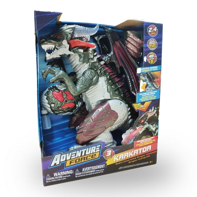 Adventure Force 2.4G Krakatoa Dragon Radioguide, Âge 3+