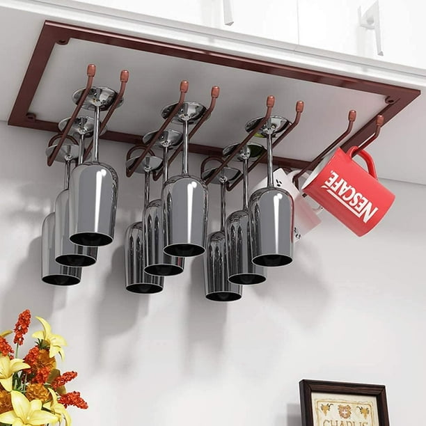 Cup Holder Wine Glass Holder, Under Cup Holder, Hanging Wine