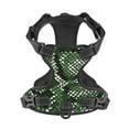 thumbnail image 4 of Lsque Green Snakeskin Dog Harness, No-Pull Pet Harness with 2 Leash Clips, Adjustable Soft Padded Dog Vest with Easy Control Handle for Large Dogs-, 4 of 9