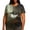T4-Multicolor halloween tee, variant on Plus Size Halloween T-Shirts for Women Short Sleeve Crew Neck Spooky Graphic Tees Lightweight Casual Fall Tops M-5XL