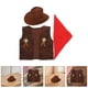 thumbnail image 3 of ColoMX 1 conjunto de atuendo de vaquera para niño pequeño: accesorios clásicos del oeste - Traje de vaquero para niño - Para fiestas de cumpleaños de Halloween y diversión de disfraces, 3 of 7