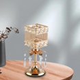 thumbnail image 3 of Candelabro de cristal para decoración de inauguración de la casa. 26 cm alto, 3 of 8