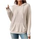 thumbnail image 2 of Abrigo y chaquetas casuales con capucha y manga larga para mujer, abrigo informal con cuello con capucha y bolsillos degradados de verano para mujer, abrigo de manga larga para mujer, 2 of 7