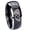 Black 2 Tone Polish Edge, variant on Waylon Jennings Beveled Edge Rose Gold Tungsten Engraved Ring 10MM