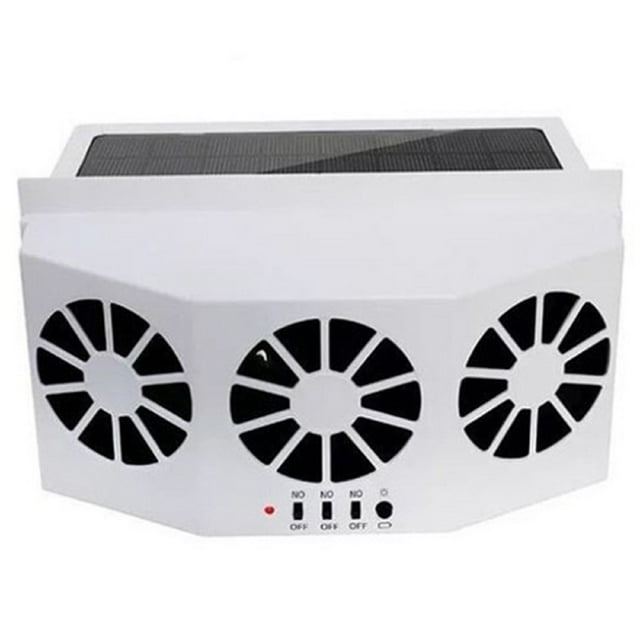 Dvkptbk In Car Cooling Exhaust Fan In Car Solar Energy Charging Cycle Exhaust Fan