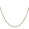 thumbnail image 3 of Chaîne Pendentif Collier Câble Grand Rond en Or Jaune 14k 20 Pouces 1.4mm, 3 of 9