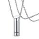 thumbnail image 4 of Colgante de cremación de acero inoxidable Salvador con Collar de cadena de enlace para mascotas, 4 of 10