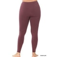 thumbnail image 4 of Zenana Women's High Waist Full Ankle Length Premium Thick Cotton Leggings, 4 of 4