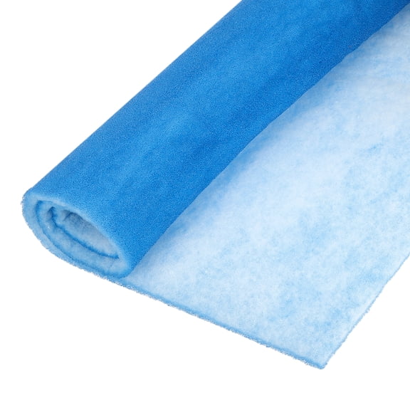 Uxcell Air Vent Filter 39" x 39", Cut to Size Floor Vent Filter Media Washable Replacement, Blue