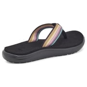 Teva Women's Voya Flip Sandal Antiguous Black Multi - 1019040-ABML ANTIGUOUS BLACK MULTI