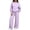 AW23_Light Purple, variant on Resicozy Sweatsuits for Women 2 Piece Set Long Sleeve Hoodie Baggy Wide Leg Sweatpants Solid Color Matching Track Suits Khaki L