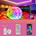 thumbnail image 4 of Tira LED de 15 m, Tenmiro Bluetooth para dormitorio, control remoto por aplicación, sincronizada con la música, ideal para dormitorio, bodas, fiestas y decoración navideña., 4 of 5