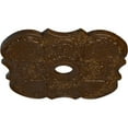 thumbnail image 3 of 29"OD x 3 5/8"ID x 1 3/8"P Flower Ceiling Medallion (Fits Canopies up to 6 1/4"), Hand-Painted Root Beer Crackle, 3 of 6
