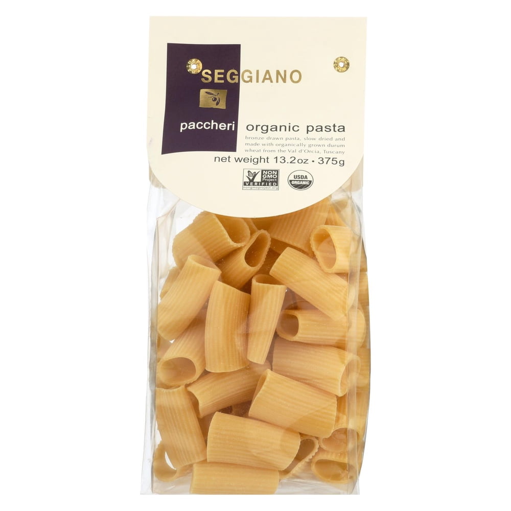 Seggiano Organic Paccheri Pasta Case of 8 13.25 OZ