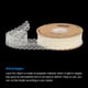 thumbnail image 3 of Uxcell 1.18" Wide 50 Yard Lace Ribbon Floral Pattern Beige Lace Trim Ribbon, 3 of 5