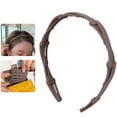 thumbnail image 4 of Diadema Plegable Para Niñas, Plástico De , Y Resistente, Diseño De Moda, Peso Ligero, Para Uso En Casa, Gimnasio, Escuela, Oficina, En 2 Colores, Con Cepillo Para El, 4 of 7