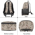 thumbnail image 4 of HUIACONG Mallard Camo Bow School Backpack for Boys Girls Ages 6-18 Water Resistant Multi Pocket Padded Adjustable Straps Large Capacity Bookbag for Elementary Middle High School Daily Use, 4 of 7