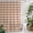Orange, Beige, Tan, variant on Dark Orange Checkered Shower Curtain - Water Repellent Fabric Shower Curtains Washable, Fall Farmhouse Buffalo Plaid Linen Decorative Polyester Cloth Bathroom Curtains Modern Bath Decor 36"x72"