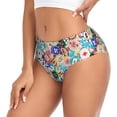 thumbnail image 2 of Balery Colored Casino Chips Ropa Interior de Algodón para Mujer con Dibujo – Braguitas Cómodas y Elásticas, Estilo Clásico-4X-Large, 2 of 6