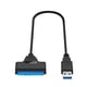 thumbnail image 1 of Cable convertidor SATA práctico de 2,5 pulgadas para disco duro externo, adaptador universal, convertidor de transferencia de datos para disco duro., 1 of 6