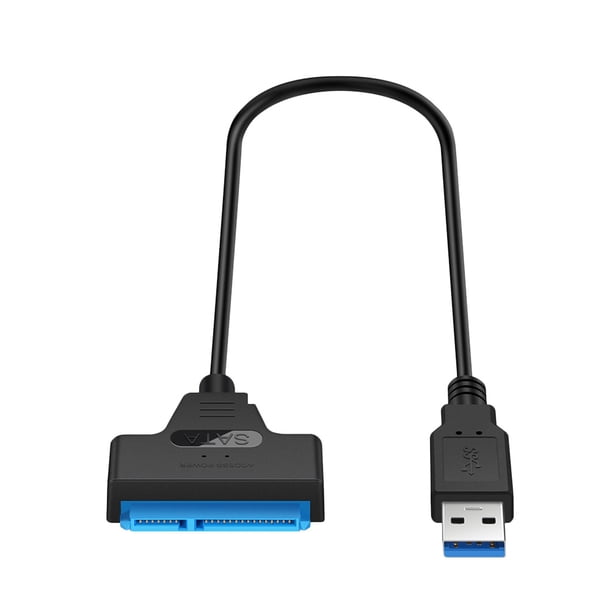 Cable convertidor SATA práctico de 2,5 pulgadas para disco duro externo, adaptador universal, convertidor de transferencia de datos para disco duro.