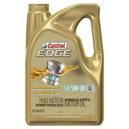 Castrol Edge Advanced Full Synthetic Motor Oil 5W-30, 5 qt