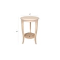 thumbnail image 2 of BingLTD - Duncan 16" End Table - Unfinished (TE1601-RW-UNF), 2 of 7