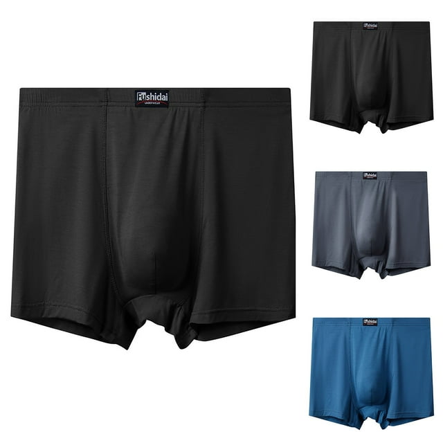 Hot6sl Soldes d'Été Liquidation Boxeurs, Boxeurs Sans Coutures Respirants pour Hommes Grande Taille, Boxeur en Modal pour Hommes/bleu Ciel, 8TG
