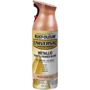 1 PK, Rust-Oleum Universal 12 Oz. Metallic Desert Rose Gold Paint
