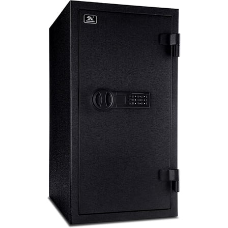 Tigerking Large Fireproof Safe, 3.47 Cu. ft. Steel Home Safe Box with Digital Lock and Adjustable Shelves for Home and Office