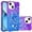 Purple Blue, variant on Slim Fit Phone Case for iPhone15 Plus (6.7 in.), Bling Shiny Quicksand Effect TPU Bumper Case, Four Corners Heavy Anti-Fall Protection Cover for iPhone 15 Plus,Purple Blue