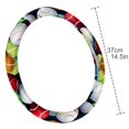 thumbnail image 4 of Tennis 14.5 Inch Printing PVC Leather Car Wheel Cover Steering Wheel Cover Car Wheel Covers Auto Accessories, 4 of 6