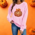 thumbnail image 7 of Kezqiaxn Crew Neck Sweatshirts Women Thanksgiving Pumpkin Long Sleeve Fall Casual Pullover Tops Sweatshirt for Women, 7 of 7