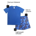 thumbnail image 2 of Conjunto de pijama Calvin Klein para niños, color negro/Icons, talla M, poliéster, 2 of 6