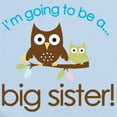 thumbnail image 2 of CafePress - I'm Going To Be A Big Sister Owl Shirt Body Suit - Long Sleeve Cotton Baby Bodysuit, 2 of 4