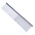 thumbnail image 1 of DAMAIE Pet Steel Comb with Rounded Ends Stainless Steel Teeth,metal Cat Dog Comb for Removing Tangles and Knots, 7 1/2-inch L, 1 of 7