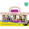 thumbnail image 4 of Breyer Horses Unicorn Magic Wooden Stable Playset with 6 Unicorns | 6 Piece Playset | 6 Stablemates Unicorns Included | 6” H x 9” L x 2.5” D | 1:32 Scale, 4 of 9