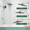 thumbnail image 6 of High Pressure Rain Shower Head: Upgrade Shower Heads with Handheld Spray Combo with Fixed Showerhead and 8 Sprays Handheld Shower Head, Detachable Shower head Built-in Magnetic Docking and Power Jets, 6 of 8