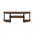 thumbnail image 4 of Centro de entretenimiento televisivo Furinno Turn-Tube Wide Amber Pine, 4 of 6